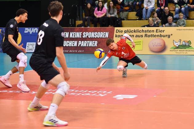 Mykhaylo Kosyak VC Juniors Frankfurt, 01 TV Rottenburg vs VC Juniors Frankfurt, Volleyball, 2 Bundesliga Sued, 17 Matchday, Match 5676, Season 2025 2026, 01 02 2026, TV Rottenburg vs VC Juniors Frankfurt, Volleyball, 2 Bundesliga Sued, 17 Matchday, Match 5676, Season 2025 2026, 01 02 2026 Rottenburg Copyright: xEibner-Pressefoto RalphxKunzex EP_RKE