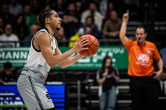 Jordan Roland Gladiators Trier , Vet Concept Gladiators Trier vs Alba Berlin, Basketball, easyCredit BBL, Matchday 18, Season 2025 2026, 02 02 2026 Vet Concept Gladiators Trier vs Alba Berlin, Basketball, easyCredit BBL, Matchday 18, Season 2025 2026, 02 02 2026 Copyright: xEibner-Pressefoto AlexanderxNeisx EP_ANS