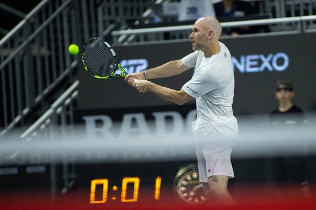 February 12, 2026, Frisco, Texas, USA: ADRIAN MANNARINO (FRA) uses a back hand during a menâ€⠢s singles match at 2026 Nexo Dallas Open at The Ford Center at The Star in Frisco, Texas. Ben Shelton advances to the quarterfinals after defeating Adrian Mannarino, 7:6, 6:7, 6:3. Tennis 2026: Dallas Open: Shelton 7:6, 6:7, 6:3 Mannarino - ZUMAh193 20260212_zsp_h193_088 Copyright: xDanielxMcGregor-Huyerx