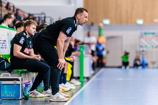 Maik Machulla Rhein Neckar Loewen, Coach GER, GWD Minden vs Rhein Neckar Loewen, Handball, 1 Bundesliga, Matchday 21, Season 2025 2026, 14 02 2026 GER, GWD Minden vs Rhein Neckar Loewen, Handball, 1 Bundesliga, Matchday 21, Season 2025 2026, 14 02 2026 Minden Copyright: xEibner-Pressefoto JanxRollingerx EP_JSK