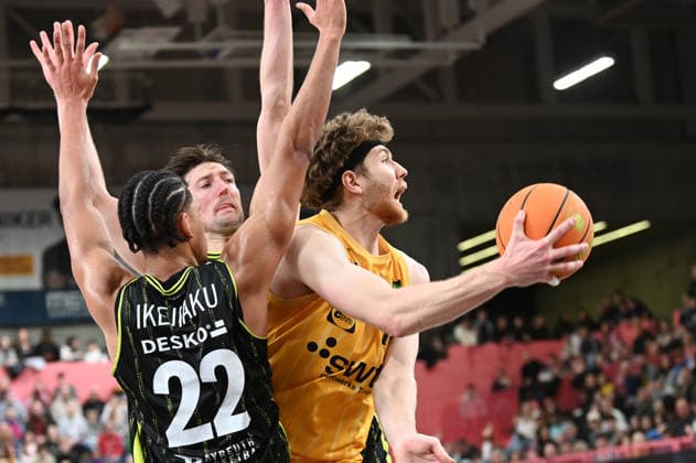 Lukas Milner Tigers Tuebingen, 17 GER, Tigers Tuebingen vs BBC Medi Bayreuth, Basketball, Men, Pro A, 2 Barmer Basketball Bundesliga, Season 2025 2026, 14 02 2026 GER, Tigers Tuebingen vs BBC Medi Bayreuth, Basketball, Men, Pro A, 2 Barmer Basketball Bundesliga, Season 2025 2026, 14 02 2026 Tuebingen Copyright: xEibner-Pressefoto NicolasxWoernx EP_NWN