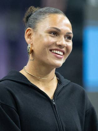 February 14, 2026, Frisco, Texas, USA: USA Womenâ€⠢s Soccer Player TRINITY RODMAN reacts after a menâ€⠢s singles semifinal match at the 2026 Nexo Dallas Open at The Ford Center at The Star in Frisco, Texas. Ben Shelton advances to the championship match after defeating Denis Shapovalov, 4:6, 6:4, 7:6. Tennis 2026: Dallas Open: Ben Shelton 4:6, 6:4, 7:6 Denis Shapovalov - ZUMAh193 20260214_zsp_h193_132 Copyright: xDanielxMcGregor-Huyerx