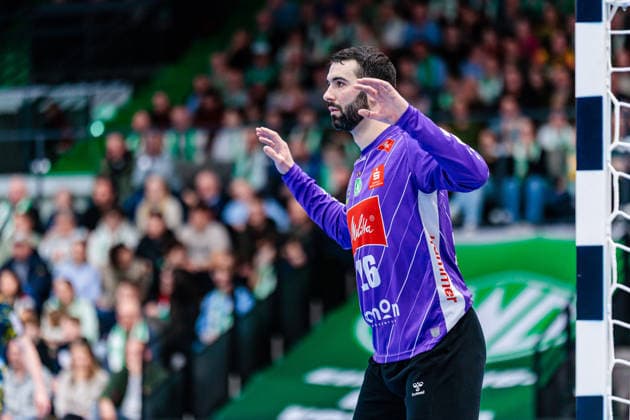 Tibor Ivanisevic GWD Minden, 16 GER, GWD Minden vs Rhein Neckar Loewen, Handball, 1 Bundesliga, 21 Matchday, Season 2025 2026, 14 02 2026 GER, GWD Minden vs Rhein Neckar Loewen, Handball, 1 Bundesliga, 21 Matchday, Season 2025 2026, 14 02 2026 Minden Copyright: xEibner-Pressefoto JanxRollingerx EP_JSK