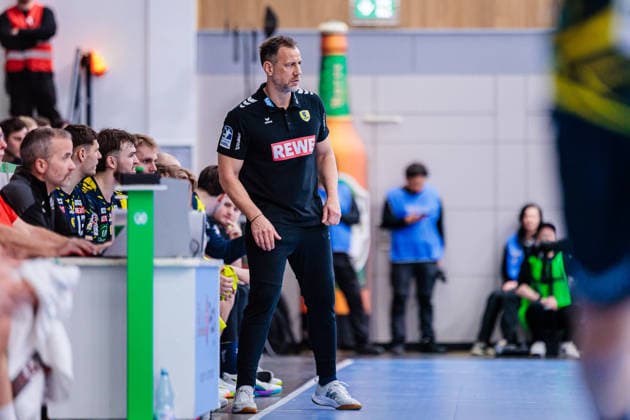 Maik Machulla Rhein Neckar Loewen, Coach GER, GWD Minden vs Rhein Neckar Loewen, Handball, 1 Bundesliga, Matchday 21, Season 2025 2026, 14 02 2026 GER, GWD Minden vs Rhein Neckar Loewen, Handball, 1 Bundesliga, Matchday 21, Season 2025 2026, 14 02 2026 Minden Copyright: xEibner-Pressefoto JanxRollingerx EP_JSK