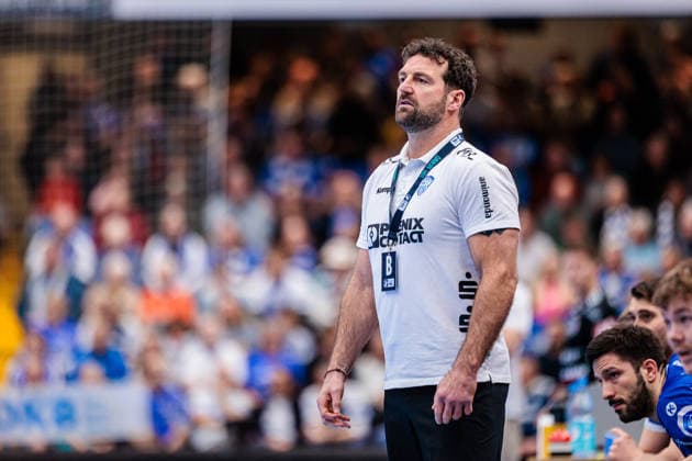 Florian Kehrmann TBV Lemgo Lippe, Coach GER, TBV Lemgo Lippe vs HC Erlangen, Handball, 1 Bundesliga, 21 Matchday, Season 2025 2026, 15 02 2026 GER, TBV Lemgo Lippe vs HC Erlangen, Handball, 1 Bundesliga, 21 Matchday, Season 2025 2026, 15 02 2026 Lemgo Copyright: xEibner-Pressefoto JanxRollingerx EP_JSK