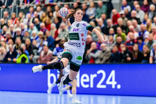 Lea Neubrander FRISCH AUF Goeppingen, 81 on goal GER, HSG Blomberg Lippe vs FRISCH AUF Goeppingen, Handball, 1 Bundesliga Women, Matchday 18, 18 02 2026 GER, HSG Blomberg Lippe vs FRISCH AUF Goeppingen, Handball, 1 Bundesliga Women, Matchday 18, 18 02 2026 Blomberg Copyright: xEibner-Pressefoto JanxRollingerx EP_JSK