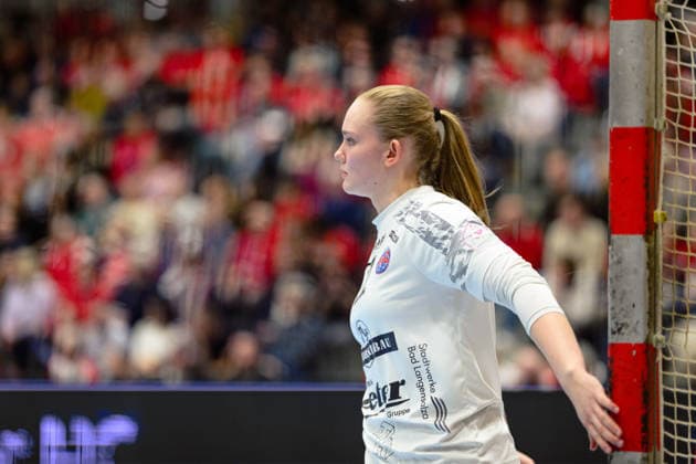 Laura Kuske Thueringer HC, 11 GER, Thueringer HC vs Borussia Dortmund , Handball, Alsco Handball Bundesliga Women, Matchday 18, Season 2025 2026, 18 02 2026 GER, Thueringer HC vs Borussia Dortmund , Handball, Alsco Handball Bundesliga Women, Matchday 18, Season 2025 2026, 18 02 2026 Bad Langensalza Copyright: xEibner-Pressefoto MartinxHerbstx EP_MHT
