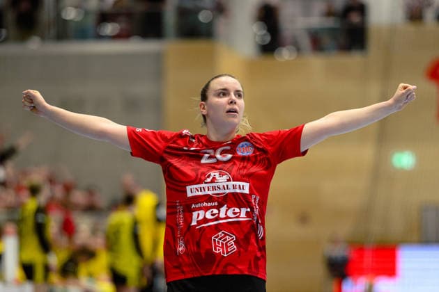 Anna Szabo Thueringer HC, 26 makes it 13 to 12 shortly before the final whistle of the first half GER, Thueringer HC v Borussia Dortmund , Handball, Alsco Handball Bundesliga Women, Matchday 18, Season 2025 2026, 18 02 2026 GER, Thueringer HC v Borussia Dortmund , Handball, Alsco Handball Bundesliga Women, Matchday 18, Season 2025 2026, 18 02 2026 Bad Langensalza Copyright: xEibner-Pressefoto MartinxHerbstx EP_MHT
