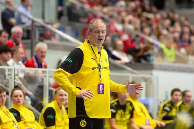 Henk Groener Borussia Dortmund, Coach GER, Thueringer HC vs Borussia Dortmund , Handball, Alsco Handball Bundesliga Women, Matchday 18, Season 2025 2026, 18 02 2026 GER, Thueringer HC vs Borussia Dortmund , Handball, Alsco Handball Bundesliga Women, Matchday 18, Season 2025 2026, 18 02 2026 Bad Langensalza Copyright: xEibner-Pressefoto MartinxHerbstx EP_MHT