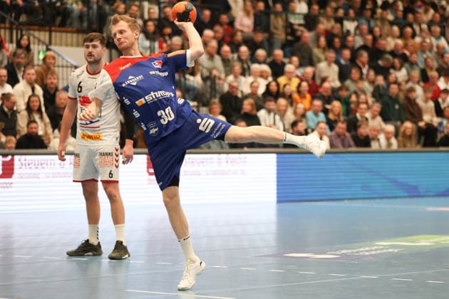 Sascha Pfattheicher HBW Balingen Weilstetten, 30 at 7 meters, goal throw, throws on goal, goal chance HBW Balingen Weilstetten VFL Luebeck Schwartau, Handball 2 Bundesliga, Matchday 20, Season 2025 2026, 20 02 26 HBW Balingen Weilstetten VFL Luebeck Schwartau, Handball 2 Bundesliga, Matchday 20, Season 2025 2026, 20 02 26 Balingen Copyright: xEibner-Pressefoto KirstenxThiemax
