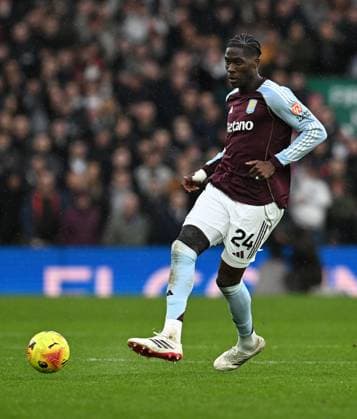 Amadou Onana of Aston Villa Aston Villa v Leeds United, Premier League, Football, Villa Park, Birmingham, UK - 21 Feb 2026Birmingham Villa Park United Kingdom EDITORIAL USE ONLY No use with unauthorised audio, video, data, fixture lists, club league logos or live services. Online in-match use limited to 120 images, no video emulation. No use in betting, games or single club league player publications. Copyright: xAnnaxGowthorpe Shutterstockx 16681467bb