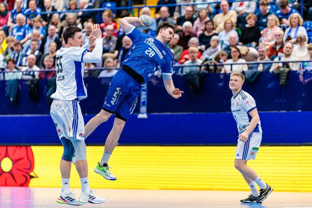 f l Azat Valiullin Handball Sport Verein Hamburg, 55 , Hendrik Wagner TBV Lemgo Lippe, 28 , Frederik Bo Andersen Handball Sport Verein Hamburg, 21 GER, TBV Lemgo Lippe vs Handball Sport Verein Hamburg, Handball, 1 Bundesliga, Matchday 23, Season 2025 2026, 26 02 2026 GER, TBV Lemgo Lippe vs Handball Sport Verein Hamburg, Handball, 1 Bundesliga, Matchday 23, Season 2025 2026, 26 02 2026 Lemgo Copyright: xEibner-Pressefoto JanxRollingerx