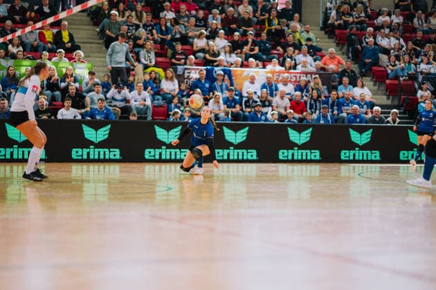 Annika Rennekamp VfL Kellinghusen, 01 at the defense, Fistball, German Championship, Final 4, Season 2025 2026, 28 02 2026, Fistball, German Championship, Final 4, Season 2025 2026, 28 02 2026, Stuttgart Copyright: xEibner-Pressefoto LarsxNeumannx EP_LNN