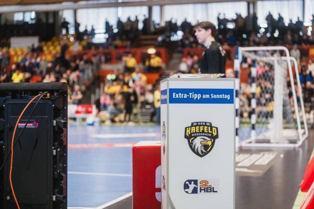 HSG Krefeld Niederrhein Halle HSG Krefeld Niederrhein vs HC Oppenweiler Backnang, Handball, 2 HBL, 22 Matchday, Season 2025 26, 01 03 2026, HSG Krefeld Niederrhein vs HC Oppenweiler Backnang, Handball, 2 HBL, 22 Matchday, Season 2025 26, 01 03 2026 Krefeld Copyright: xEibner-Pressefoto LukasxBaldygax EP_LBA