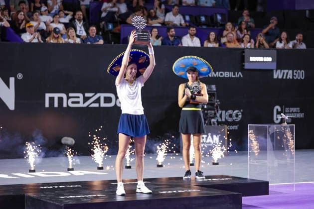 WTA MERIDA OPEN 2026 WTA MERIDA OPEN 2026 C BUCSA VS M FRECH 01032026 MERIDA, YUCATAN, MEXICO Photo of Spanish Cristina Bucsa, champion of the WTA Merida Open 2026 tournament, held at the Yucatan Country Club of Merida, Yucatan, Mexico After defeating Magdalena Frech of Poland Photo of Spanish Cristina Bucsa, champion of the WTA Merida Open 2026 tournament, held at the Yucatan Country Club of Merida, Yucatan, Mexico After defeating Magdalena Frech of Poland PHOTO BY IMAGENSHOP AGENCIA FOTOGRAFICA MERIDA YUCATAN MEXICO Copyright: xISABELAxQUIROZx