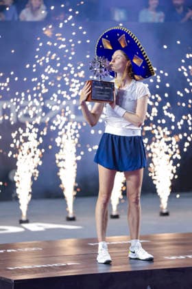 WTA MERIDA OPEN 2026 WTA MERIDA OPEN 2026 C BUCSA VS M FRECH 01032026 MERIDA, YUCATAN, MEXICO Photo of Spanish Cristina Bucsa, champion of the WTA Merida Open 2026 tournament, held at the Yucatan Country Club of Merida, Yucatan, Mexico After defeating Magdalena Frech of Poland Photo of Spanish Cristina Bucsa, champion of the WTA Merida Open 2026 tournament, held at the Yucatan Country Club of Merida, Yucatan, Mexico After defeating Magdalena Frech of Poland PHOTO BY IMAGENSHOP AGENCIA FOTOGRAFICA MERIDA YUCATAN MEXICO Copyright: xISABELAxQUIROZx