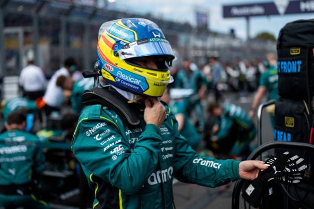 Fernando Alonso Aston Martin Aramco F1 Team, Spain, 14 on the grid, AUS, Formula 1 World Championship, Australian Grand Prix, Albert Park Circuit, Melbourne, Race, 2026 season, 08 03 2026 AUS, Formula 1 World Championship, Australian Grand Prix, Albert Park Circuit, Melbourne, Race, 2026 season, 08 03 2026 Melbourne Copyright: xEibner-Pressefoto Memmlerx EP_MMR