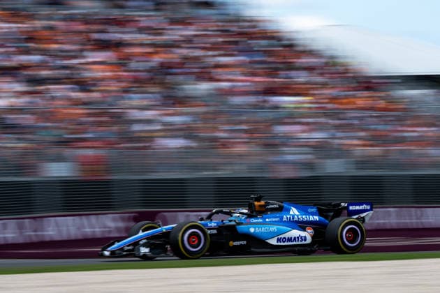 Alexander Albon Atlassian Williams F1 Team, Thailand, 23 in FW48, AUS, Formula 1 World Championship, Australian Grand Prix, Albert Park Circuit, Melbourne, Race, 2026 season, 08 03 2026 AUS, Formula 1 World Championship, Australian Grand Prix, Albert Park Circuit, Melbourne, Race, 2026 season, 08 03 2026 Melbourne Copyright: xEibner-Pressefoto Memmlerx EP_MMR