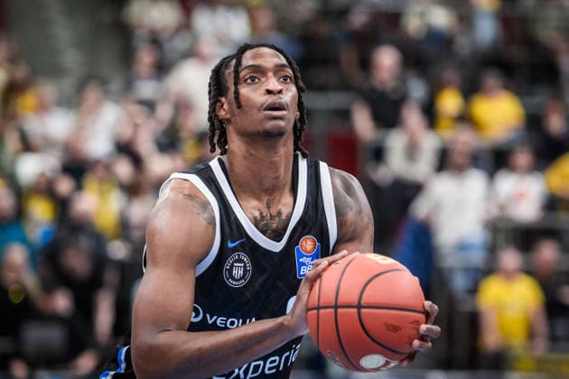 Karl Gamble II Veolia Towers Hamburg, 27 GER, MHP Riesen Ludwigsburg Veolia Towers Hamburg, Basketball Bundesliga, easycredit BBL, 23 Matchday, Season 2025 2026, 08 03 2026 GER, MHP Riesen Ludwigsburg Veolia Towers Hamburg, Basketball Bundesliga, easycredit BBL, 23 Matchday, Season 2025 2026, 08 03 2026 Ludwigsburg Copyright: xSandyxDinkelackerx EP_SDR