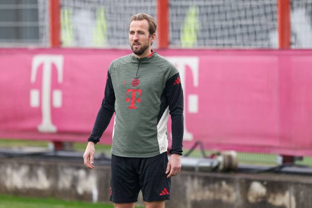 Harry Kane FC Bayern Muenchen, 09 , GER, Final training, FC Bayern Muenchen, Football, UEFA Champions League, Round of 16, First leg, 2025 2026 season, 09 03 2026, GER, Final training, FC Bayern Muenchen, Football, UEFA Champions League, Round of 16, First leg, 2025 2026 season, 09 03 2026 Muenchen Copyright: xEibner-Pressefoto JennixMaulx EP_JML