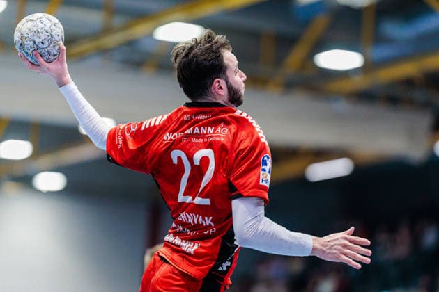 Bence Hornyak TuS N Luebbecke, 22 in goal GER, TuS N Luebbecke vs HC Elbflorenz 2006, Handball, 2 Bundesliga, Matchday 23, Season 2025 2026, 09 03 2026 GER, TuS N Luebbecke vs HC Elbflorenz 2006, Handball, 2 Bundesliga, Matchday 23, Season 2025 2026, 09 03 2026 Luebbecke Copyright: xEibner-Pressefoto JanxRollingerx EP_JSK