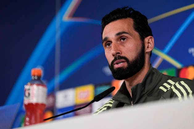 March 10, 2026, Valdebebas, Madrid, Spain: Alvaro Arbeloa attends his press conference, PK, Pressekonferenz during the training day of Real Madrid ahead the UEFA Champions League 2025 26, Round of 16 first leg, football match against Manchester City at Ciudad Deportiva Real Madrid on March 10, 2026, in Valdebebas, Madrid, Spain. Valdebebas Spain - ZUMAa181 20260310_zaa_a181_012 Copyright: xOscarxJ.xBarrosox
