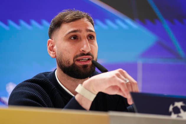 March 10, 2026, Madrid, Madrid, Spain: Gianluigi Donnarumma, attends the press conference, PK, Pressekonferenz of Manchester City ahead the UEFA Champions League 2025 26, Round of 16 first leg, football match against Real Madrid at Santiago Bernabeu stadium on March 10, 2026, in Madrid, Spain. Manchester City Press Conference - UEFA Champions League 2025 26 Round Of 16 First Leg - ZUMAa181 20260310_zaa_a181_032 Copyright: xIrinaxR.xHipolitox