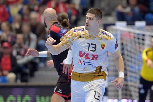Uros Mitrovic HC Vardar 13 , GER, MT Melsungen HC Vardar 1961 PRO Skopje MKD , Handball, EHF European League Men, Main Round, Season 2025 2026, 10 03 2026, GER, MT Melsungen HC Vardar Skopje, Handball, EHF Men, Main Round, Season 2025 2026, 10 03 2026 Kassel Copyright: xEibner-Pressefotox xRolandxSippelx EP_RSL