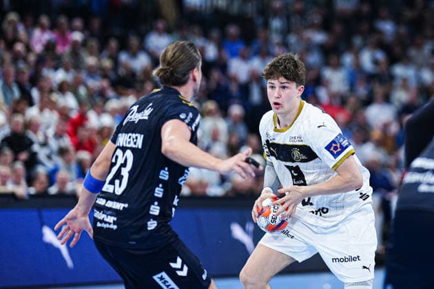 Kent Robin Toennesssen SG Flensburg Handewitt, 23 , Rasmus Ankermann THW Kiel, 22 GER, THW Kiel vs SG Flensburg Handewitt, Handball, EHF European League, Main Round, Season 2025 2026, 10 03 2026 GER, THW Kiel vs SG Flensburg Handewitt, Handball, EHF European League, Main Round, Season 2025 2026, 10 03 2026 Kiel Copyright: xEibner-Pressefoto MarcelxvonxFehrnx EP_MFN