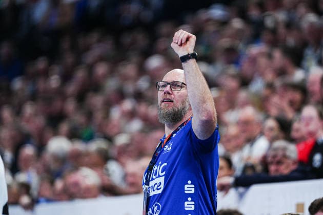 Ales Pajovic SG Flensburg Handewitt, Coach GER, THW Kiel vs SG Flensburg Handewitt, Handball, EHF European League, Main Round, Season 2025 2026, 10 03 2026 GER, THW Kiel vs SG Flensburg Handewitt, Handball, EHF European League, Main Round, Season 2025 2026, 10 03 2026 Kiel Copyright: xEibner-Pressefoto MarcelxvonxFehrnx EP_MFN