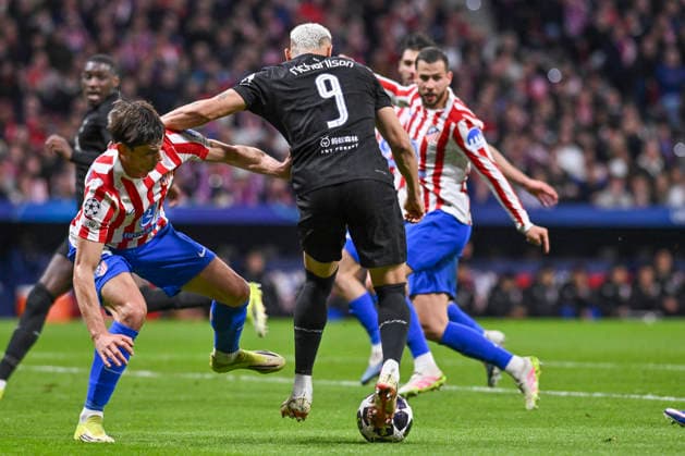 March 10, 2026, Madrid, Madrid, Spain: RICHARLISON (RICHARLISON) of Tottenham Hotspur FC in action during the Champions League round of 16 match between ATLETICO DE MADRID and TOTTENHAM HOTSPUR, held on March 10, 2026, at the Riyadh Air Metropolitano, Madrid, Spain. ATLETICO DE MADRID Vs TOTTENHAM HOTSPUR Champions League Match, Season 25 26 (03 10 26) - ZUMAc312 20260310_zsp_c312_042 Copyright: xOscarxManuelxSanchezx
