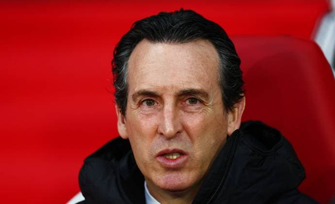Aston Villa Manager Unai Emery. Lille v Aston Villa, UEFA Europa League, Round of 16, First Leg, Football, Stade Pierre-Mauroy, Lille, France - 12 Mar 2026Lille Stade Pierre-Mauroy France EDITORIAL USE ONLY No use with unauthorised audio, video, data, fixture lists, club league logos or live services. Online in-match use limited to 120 images, no video emulation. No use in betting, games or single club league player publications. Copyright: xJamesxMarsh Shutterstockx 16746748ah