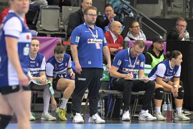 Steffen Birkner HSG Blomberg Lippe, Coach Thueringer HC vs HSG Blomberg Lippe, Handball, Women, DHB Pokal Haushahn Final 4, Final, Season 2025 2026, 15 03 2026 Thueringer HC vs HSG Blomberg Lippe, Handball, Women, DHB Pokal Haushahn Final 4, Final, Season 2025 2026, 15 03 2026 Stuttgart Copyright: xEibner-Pressefoto TobiasxBaurx EP_TBR
