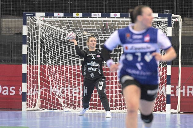 Chrostina Loevgren Hallberg Thueringer HC, 01 in goal Thueringer HC vs HSG Blomberg Lippe, Handball, Women, DHB Pokal Haushahn Final 4, Final, Season 2025 2026, 15 03 2026 Thueringer HC vs HSG Blomberg Lippe, Handball, Women, DHB Pokal Haushahn Final 4, Final, Season 2025 2026, 15 03 2026 Stuttgart Copyright: xEibner-Pressefoto TobiasxBaurx EP_TBR