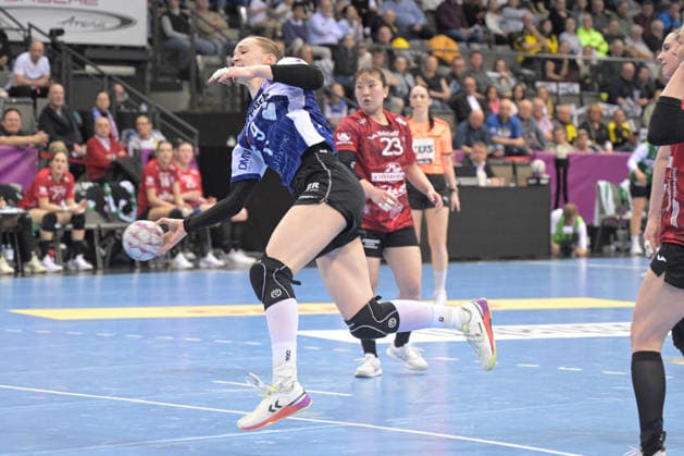 Nieke Kuehne HSG Blomberg Lippe, 09 Thueringer HC vs HSG Blomberg Lippe, Handball, Women, DHB Pokal Haushahn Final 4, Match for 3rd place, Season 2025 2026, 15 03 2026 Thueringer HC vs HSG Blomberg Lippe, Handball, Women, DHB Pokal Haushahn Final 4, Match for 3rd place, Season 2025 2026, 15 03 2026 Stuttgart Copyright: xEibner-Pressefoto TobiasxBaurx EP_TBR