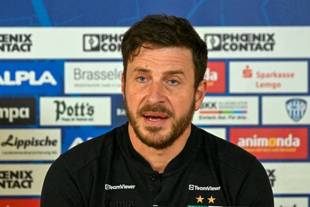 Benjamin Matschke Frisch Auf Goeppingen, Coach TBV Lemgo Lippe vs Frisch Auf Goeppingen, Handball, 1 Bundesliga, 25 Matchday, Season 2025 2026, 15 03 2026, TBV Lemgo Lippe vs Frisch Auf Goeppingen, Handball, 1 Bundesliga, 25 Matchday, Season 2025 2026, 15 03 2026 Lemgo Copyright: xEibner-Pressefoto RobertxGertzenx EP_RGN