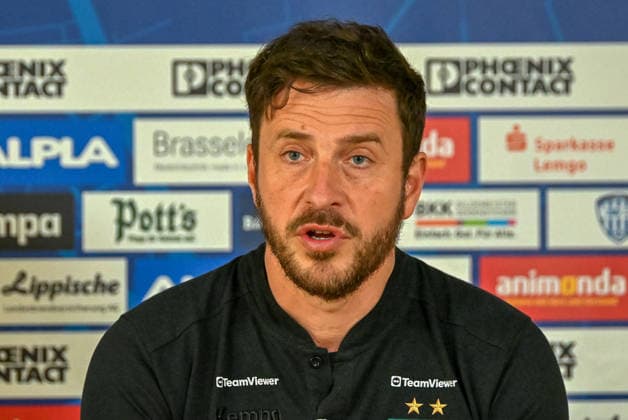 Benjamin Matschke Frisch Auf Goeppingen, Coach TBV Lemgo Lippe vs Frisch Auf Goeppingen, Handball, 1 Bundesliga, 25 Matchday, Season 2025 2026, 15 03 2026, TBV Lemgo Lippe vs Frisch Auf Goeppingen, Handball, 1 Bundesliga, 25 Matchday, Season 2025 2026, 15 03 2026 Lemgo Copyright: xEibner-Pressefoto RobertxGertzenx EP_RGN