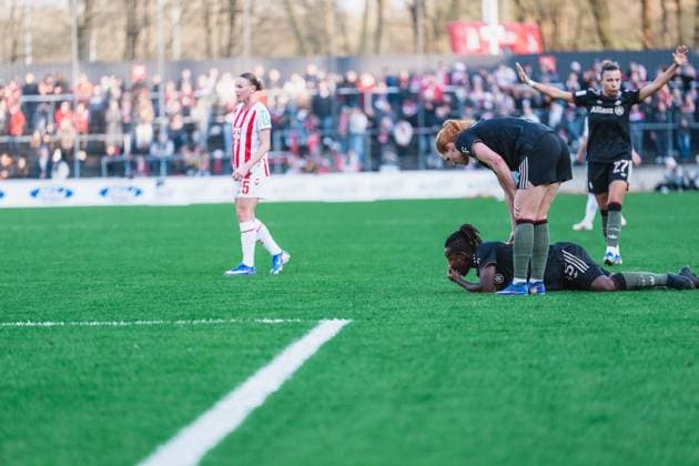 Bernadette Amani FC Bayern Muenchen, 15 injured after duel 1 FC Cologne vs FC Bayern Munich, Football, Google Pixel Womens Bundesliga, Matchday 20, Season 2025 26, 15 03 2026, 1 FC Cologne vs FC Bayern Munich, Football, Google Pixel Womens Bundesliga, Matchday 20, Season 2025 26, 13 03 2026 Cologne Copyright: xEibner-Pressefoto LukasxBaldygax EP_LBA