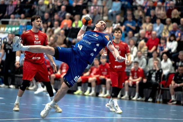 Stefan Bauer, HBW Balingen Weilstetten, 99 , HBW Balingen Weilstetten vs Eulen Ludwigshafen, Handball, 2 Bundesliga, 24 Matchday, Season 2025 2026, 15 03 2026 Eibner Pressefoto Andreas Ulmer HBW Balingen Weilstetten vs Eulen Ludwigshafen, Handball, 2 Bundesliga, 24 Matchday, Season 2025 2026, 15 03 2026 Balingen Copyright: xEibner-Pressefoto AndreasxUlmerx EP_AUR
