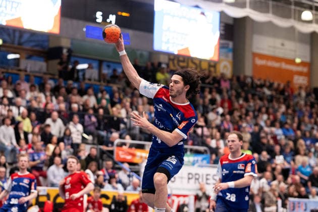 Tim Matthes HBW Balingen Weilstetten, 04 HBW Balingen Weilstetten vs Eulen Ludwigshafen, Handball, 2 Bundesliga, 24 Matchday, Season 2025 2026, 15 03 2026 Eibner Pressefoto Andreas Ulmer HBW Balingen Weilstetten vs Eulen Ludwigshafen, Handball, 2 Bundesliga, 24 Matchday, Season 2025 2026, 15 03 2026 Balingen Copyright: xEibner-Pressefoto AndreasxUlmerx EP_AUR