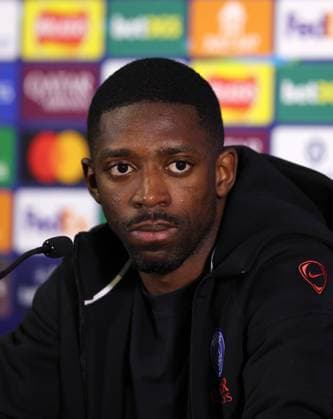 . - Paris Saint-Germain FC press conference, PK, Pressekonferenz and Training Session, MD-1, UEFA Champions League, Round Of 16, 2nd Leg, Chelsea FC v Paris Saint-Germain FC, Stamford Bridge Stadium, London, UK - 16th March 2026. Daniel Weir Crystal Pix Ousmane Dembele of Paris Saint-Germain speaking to the media during the press conference for Paris Saint-Germain FC on MD-1 ahead of the UEFA Champions League match in the Round of 16 2nd Leg match between Chelsea FC v Paris Saint-Germain FC at Stamford Bridge Stadium, London, UK. - Paris Saint-Germain FC Press Conference and Training Session, MD-1, UEFA Champions League, Round Of 16, 2nd Leg, Chelsea FC v Paris Saint-Germain FC, Stamford Bridge Stadium, London, UK - 16th March 2026. Daniel Weir Crystal Pix London Stamford Bridge Stadium UK Copyright: xDanielxWeirx CP_PSG_Press Conference_Training_160326_DW04