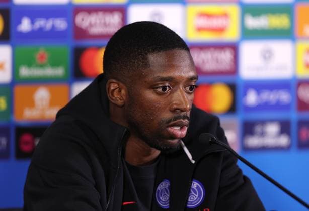 . - Paris Saint-Germain FC press conference, PK, Pressekonferenz and Training Session, MD-1, UEFA Champions League, Round Of 16, 2nd Leg, Chelsea FC v Paris Saint-Germain FC, Stamford Bridge Stadium, London, UK - 16th March 2026. Daniel Weir Crystal Pix Ousmane Dembele of Paris Saint-Germain speaking to the media during the press conference for Paris Saint-Germain FC on MD-1 ahead of the UEFA Champions League match in the Round of 16 2nd Leg match between Chelsea FC v Paris Saint-Germain FC at Stamford Bridge Stadium, London, UK. - Paris Saint-Germain FC Press Conference and Training Session, MD-1, UEFA Champions League, Round Of 16, 2nd Leg, Chelsea FC v Paris Saint-Germain FC, Stamford Bridge Stadium, London, UK - 16th March 2026. Daniel Weir Crystal Pix London Stamford Bridge Stadium UK Copyright: xDanielxWeirx CP_PSG_Press Conference_Training_160326_DW12
