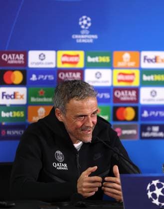 . - Paris Saint-Germain FC press conference, PK, Pressekonferenz and Training Session, MD-1, UEFA Champions League, Round Of 16, 2nd Leg, Chelsea FC v Paris Saint-Germain FC, Stamford Bridge Stadium, London, UK - 16th March 2026. Daniel Weir Crystal Pix Luis Enrique Manager of Paris Saint-Germain speaking to the media during the press conference for Paris Saint-Germain FC on MD-1 ahead of the UEFA Champions League match in the Round of 16 2nd Leg match between Chelsea FC v Paris Saint-Germain FC at Stamford Bridge Stadium, London, UK. - Paris Saint-Germain FC Press Conference and Training Session, MD-1, UEFA Champions League, Round Of 16, 2nd Leg, Chelsea FC v Paris Saint-Germain FC, Stamford Bridge Stadium, London, UK - 16th March 2026. Daniel Weir Crystal Pix London Stamford Bridge Stadium UK Copyright: xDanielxWeirx CP_PSG_Press Conference_Training_160326_DW36