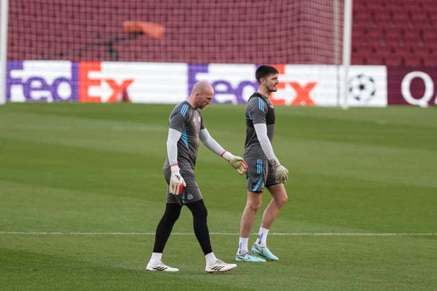 March 17, 2026, Barcelona, Barcelona, SPAIN: John Ruddy during the training day Newcastle United ahead UEFA Champions League 2025 26, football match against FC Barcelona, Barca at Spotify Camp Nou Stadium on March 17, 2026 in Barcelona, Spain. Newcastle United Training Session And press conference, PK, Pressekonferenz - UEFA Champions League 2025 26 - ZUMAa181 20260317_zaa_a181_123 Copyright: xJavierxBorregox
