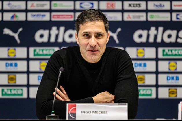 Press conference after the match, Ingo Meckes Board of Directors Sport Deutscher Handball Bund DHB GER, Germany GER vs Egypt EGY , Handball, international match, season 2025 2026, 19 03 2026 GER, Germany GER vs Egypt EGY , Handball, international match, season 2025 2026, 19 03 2026 Dortmund Copyright: xEibner-Pressefoto JanxRollingerx EP_JSK