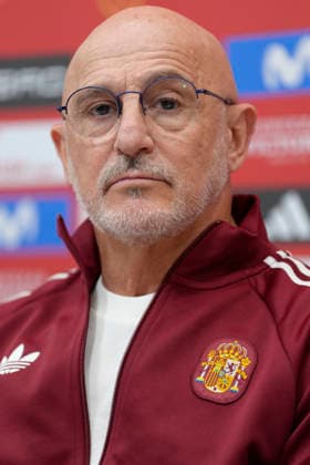 March 20, 2026, Las Rozas, Madrid, Spain: Luis de la Fuente, head coach, attends the press conference, PK, Pressekonferenz to announce his squad list for Spain Team at the Ciudad del Futbol on March 19, 2026, in Sevilla, Spain. Las Rozas Spain - ZUMAa181 20260320_zaa_a181_009 Copyright: xOscarxJ.xBarrosox