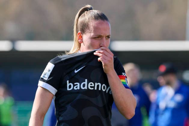 Lisa Karl SC Freiburg looks disappointed, Google Pixel Womens Bundesliga, RB Leipzig v SC Freiburg, RB Training Center, March 22, 2026 in Leipzig, Germany Photo by Marco Steinbrenner DeFodi Images Lisa Karl SC Freiburg looks dejected, Google Pixel Womens Bundesliga, RB Leipzig v SC Freiburg, RB Training Center, March 22, 2026 in Leipzig, Germany Photo by Marco Steinbrenner DeFodi Images DFB DFL REGULATIONS PROHIBIT ANY USE OF PHOTOGRAPHS AS IMAGE SEQUENCES AND OR QUASI VIDEO