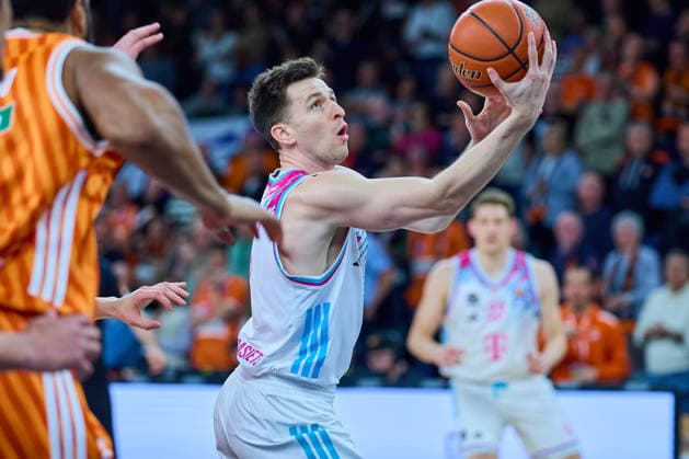 Grayson Murphy Telecom Baskets Bonn, 07 GER, ratiopharm ulm vs Telekom Baskets Bonn, Basketball, 25 Matchday, EasyCredit BBL, Season 2025 2026, 23 03 2026 GER, ratiopharm ulm vs Telekom Baskets Bonn, Basketball, 25 Matchday, EasyCredit BBL, Season 2025 2026, 23 03 2026 Neu Ulm Copyright: xEibner-Pressefoto GeraldxOelze-dexStoppanyx EP_ODS