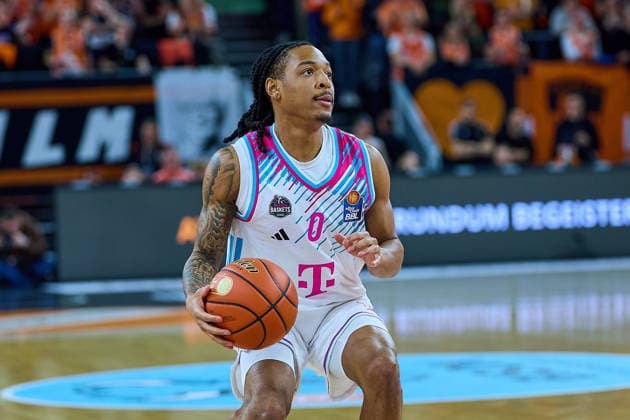 Jalen Finch Telecom Baskets Bonn, 00 GER, ratiopharm ulm vs Telekom Baskets Bonn, Basketball, 25 Matchday, EasyCredit BBL, Season 2025 2026, 23 03 2026 GER, ratiopharm ulm vs Telekom Baskets Bonn, Basketball, 25 Matchday, EasyCredit BBL, Season 2025 2026, 23 03 2026 Neu Ulm Copyright: xEibner-Pressefoto GeraldxOelze-dexStoppanyx EP_ODS