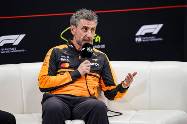 F1 - JAPANESE GRAND PRIX 2026 STELLA Andrea (ita), Team Principal of McLaren F1 Team, portrait press conference, PK, Pressekonferenz during the Formula 1 Japanese Grand Prix 2026, 3rd round of the 2026 Formula One World Championship, WM, Weltmeisterschaft from March 27 to 29, 2026 on the Suzuka Circuit, in Suzuka, Japan - SuzukaJapan Copyright: xXavixBonillax